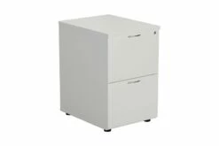 Front Page 28 Kestral White 2 Drawer Filing Cabinet