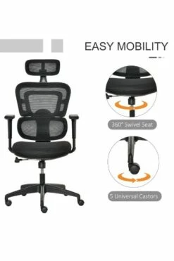 Wave Ergonomic Mesh Office Chair -CHAIR OFFICE Sales wave 7