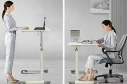 Bancroft Height Adjustable Desk -CHAIR OFFICE Sales white 3