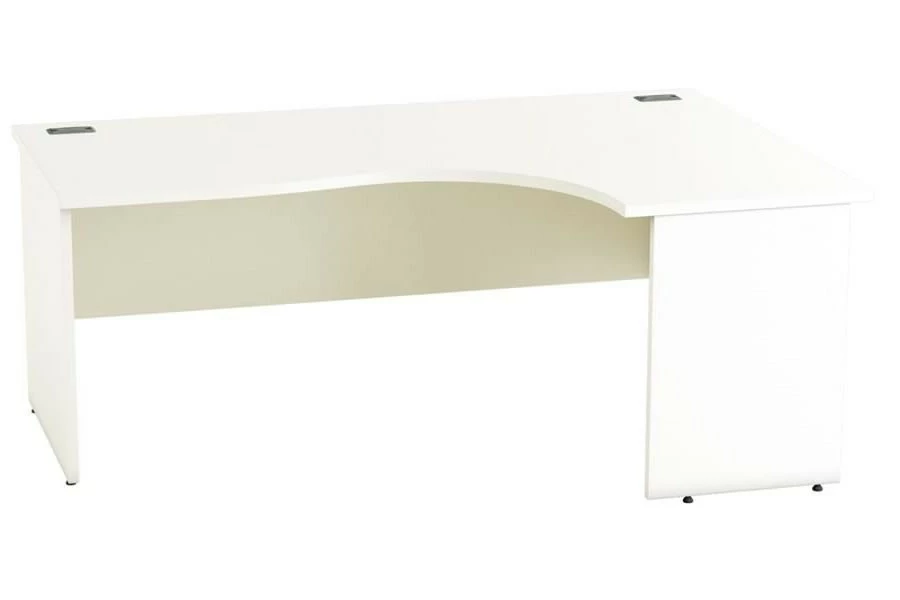Avon White Corner Panel End Desk 2 Avon White Corner Panel End Desk - Image 2